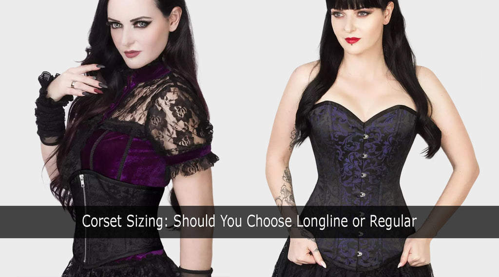 Corset Sizing: Should You Choose Longline or Regular – Bunny Corset