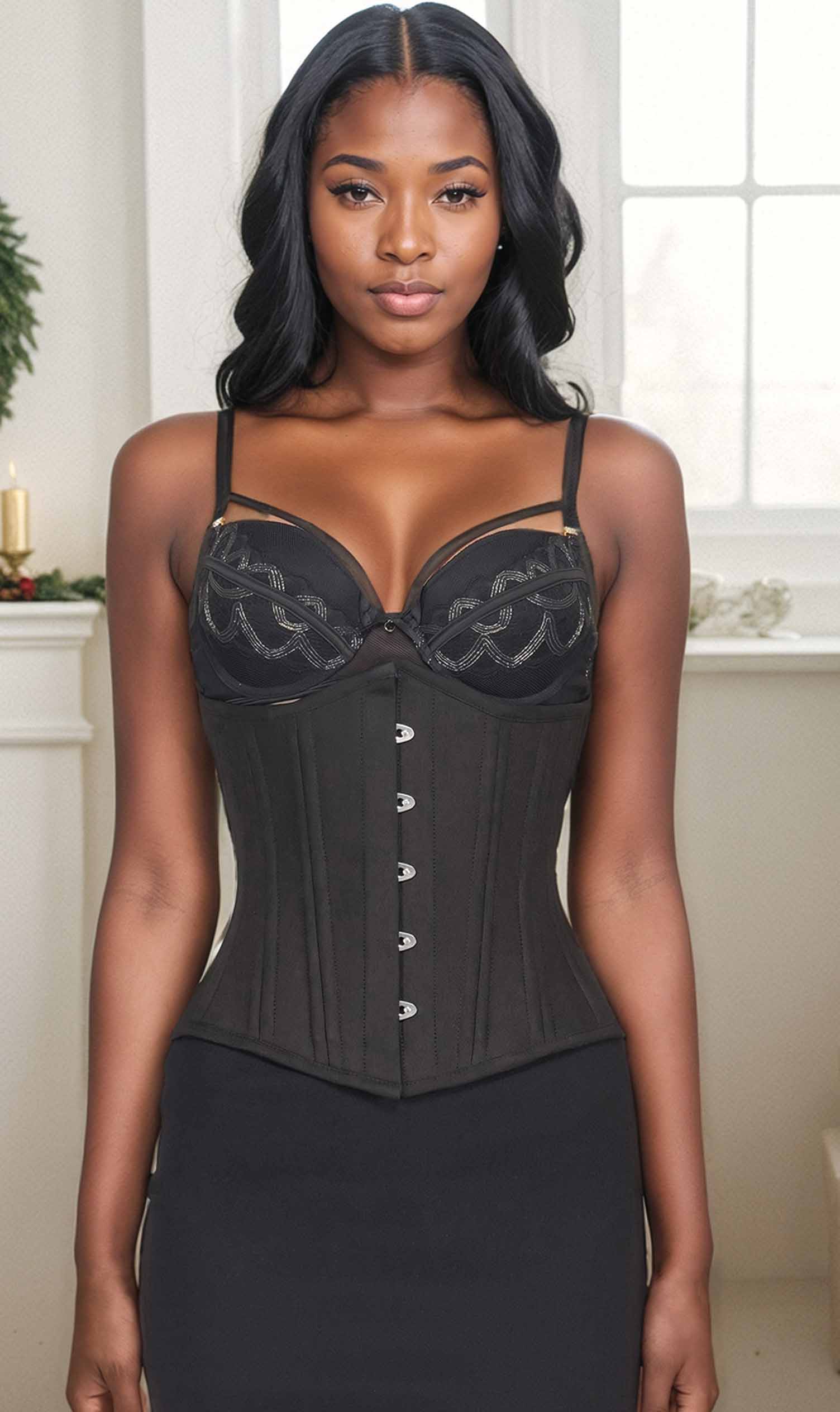 Alanna Bespoke Black Corset