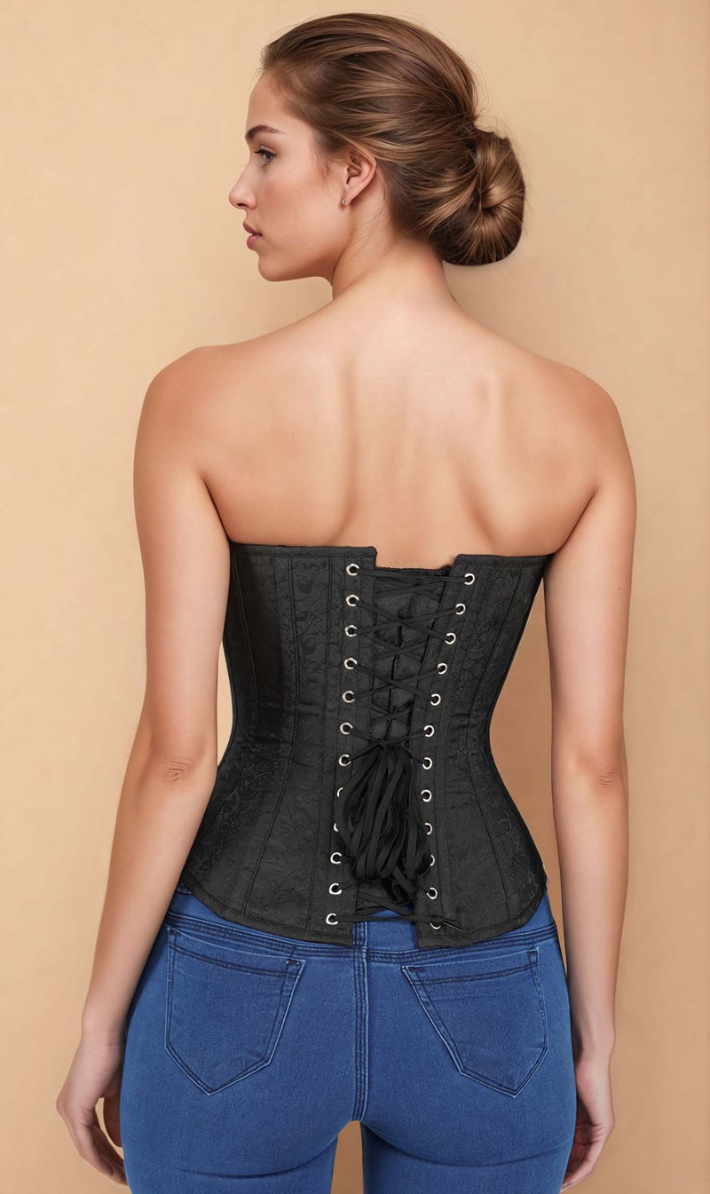 Livia Overbust Black Corset