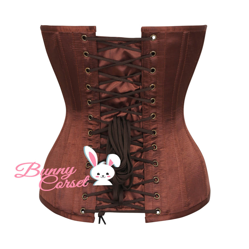 Suave Black Satin Corset