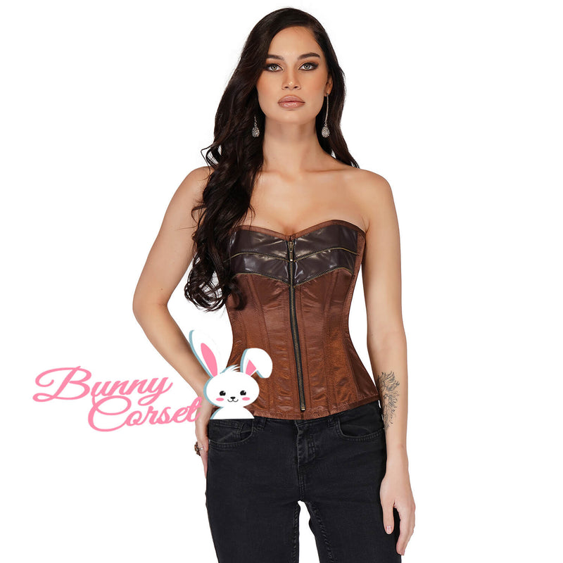 Suave Black Satin Corset