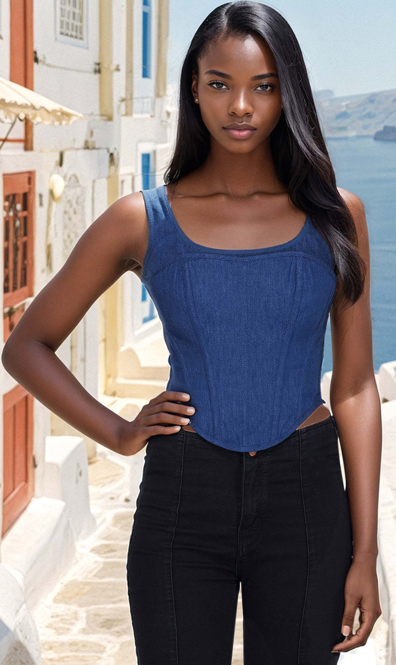 Aerilyn Denim Corset