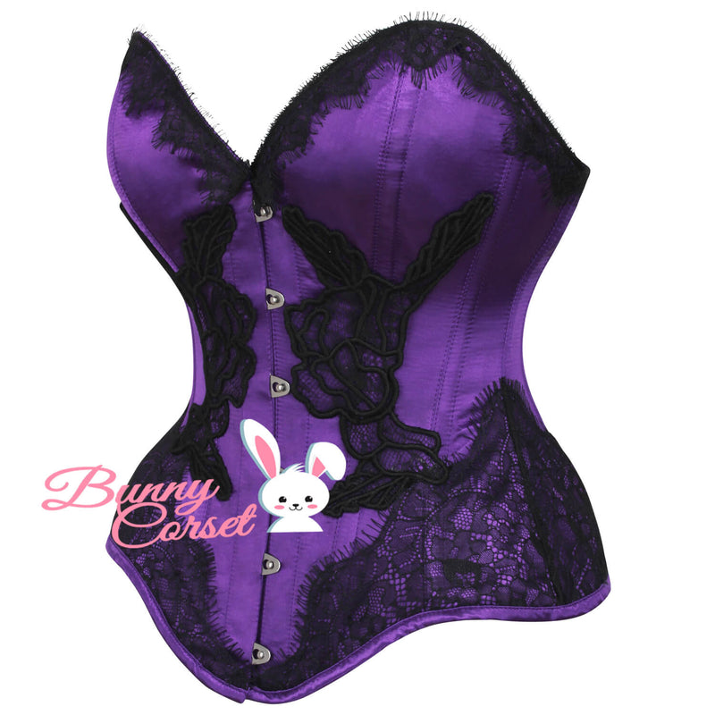 Lesha Red Satin Corset