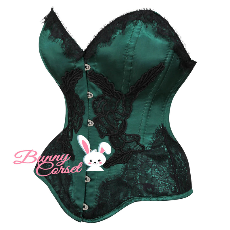 Lesha Red Satin Corset