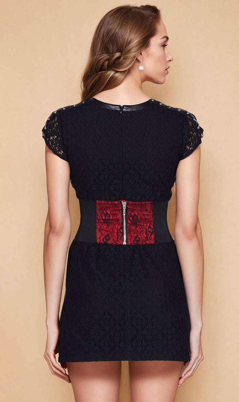 Jerrica Red Corset Belt