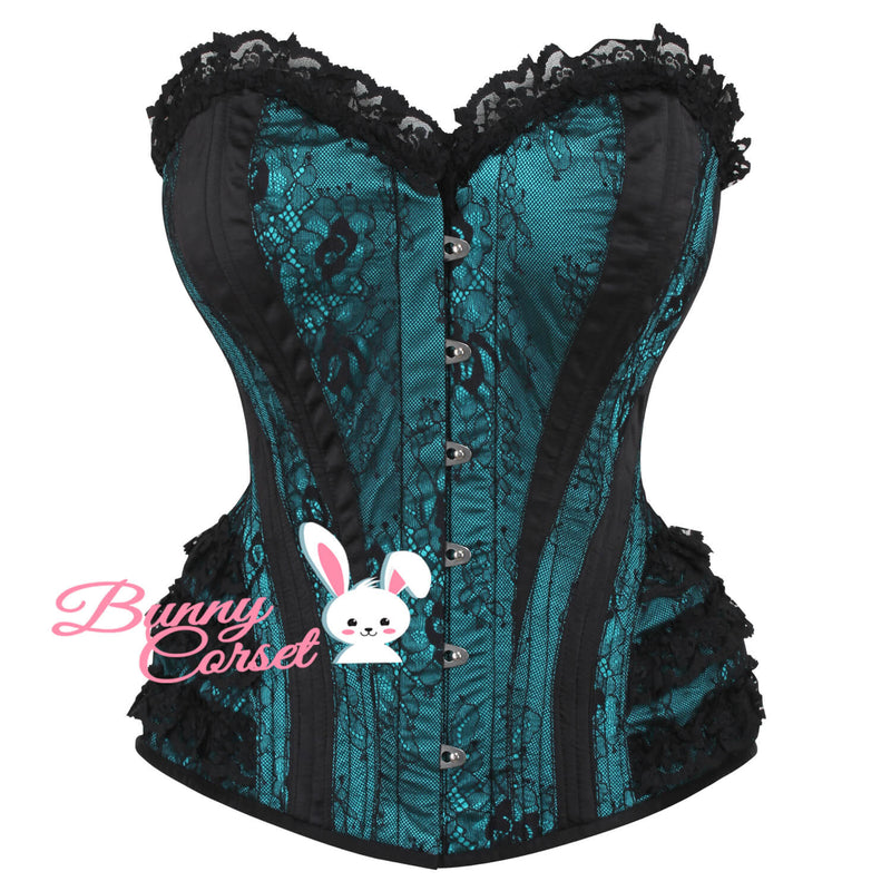 Risika Lace Overlay Corset