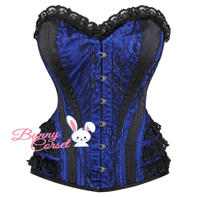 Risika Lace Overlay Corset
