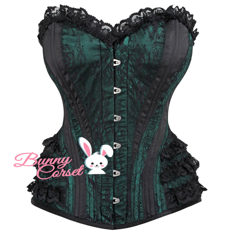 Risika Lace Overlay Corset