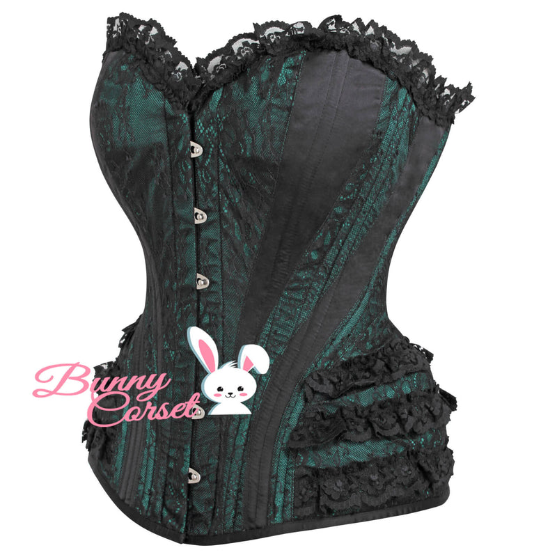 Risika Lace Overlay Corset