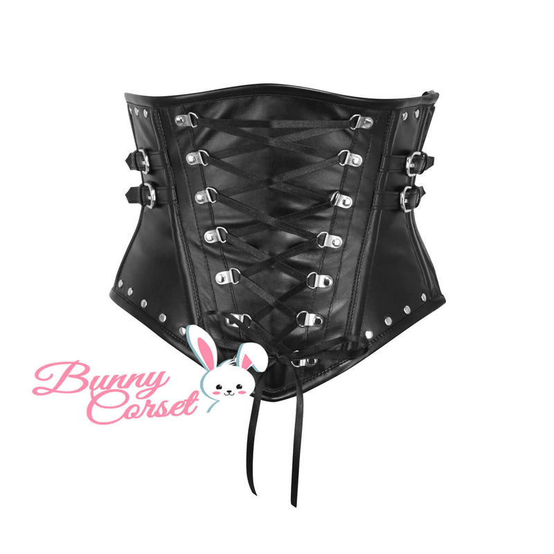 Dashawn Faux Leather Corset