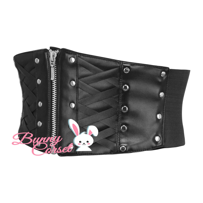 Devante Faux Leather Corset Belt