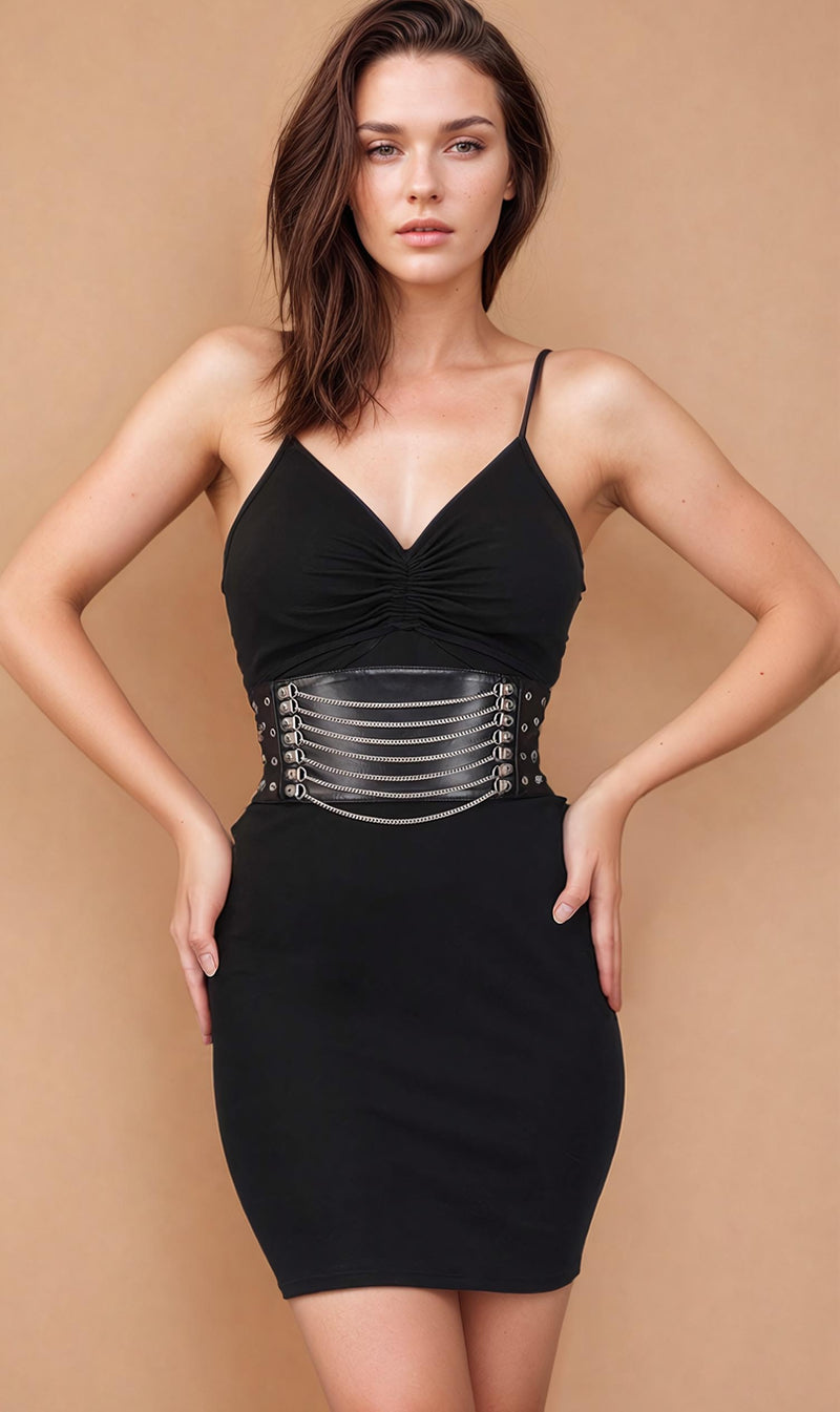 Eevee Faux Leather Corset Belt