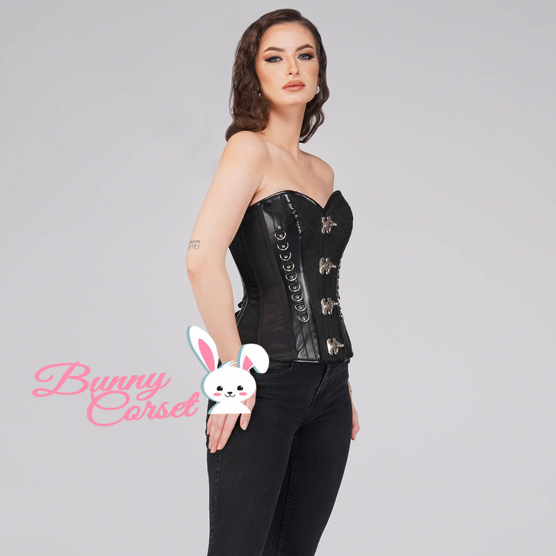 Jiselle Black Overbust Corset