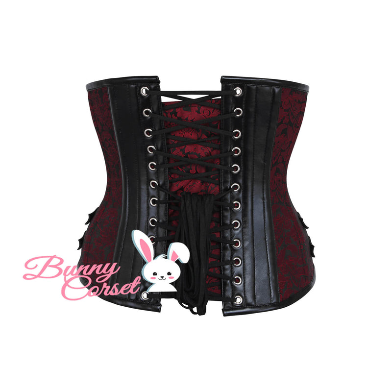 Joicy Maroon Underbust Corset
