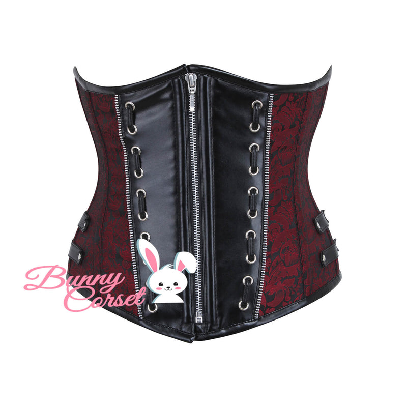 Joicy Maroon Underbust Corset