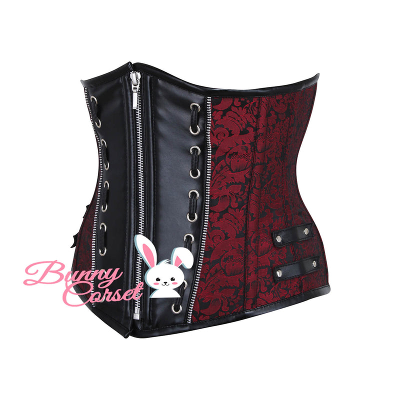 Joicy Maroon Underbust Corset