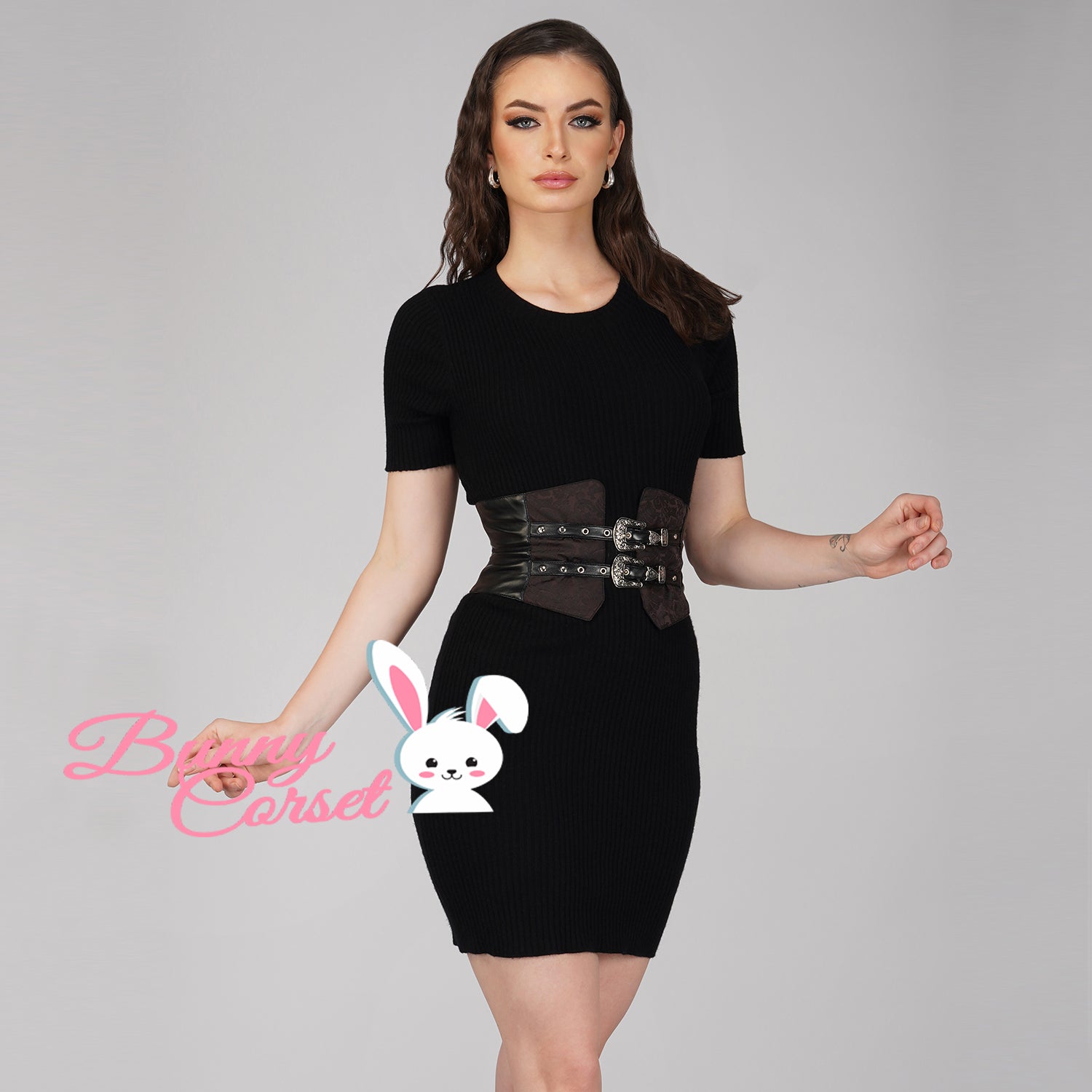 Get this Brown Corset Belt – Bunny Corset