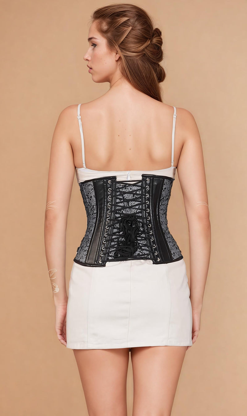 Joicy Maroon Underbust Corset