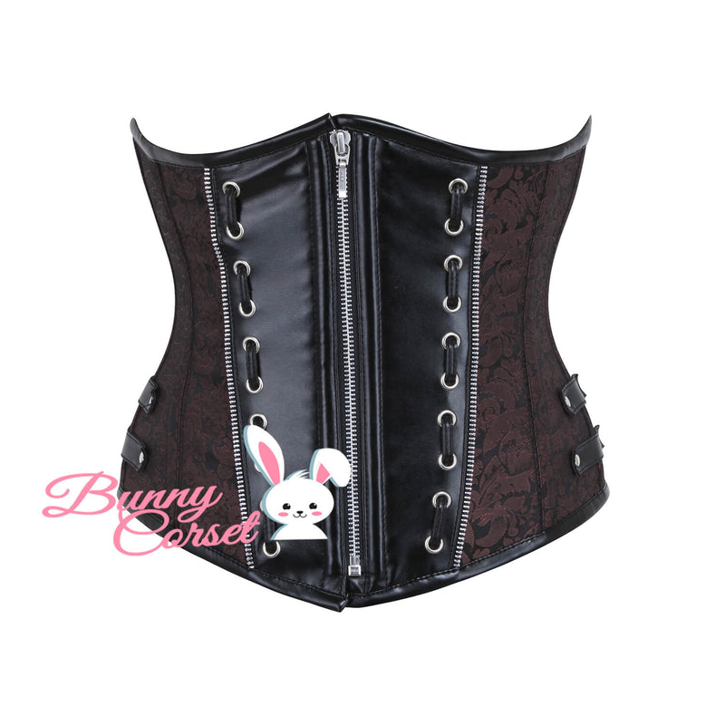 Joicy Maroon Underbust Corset