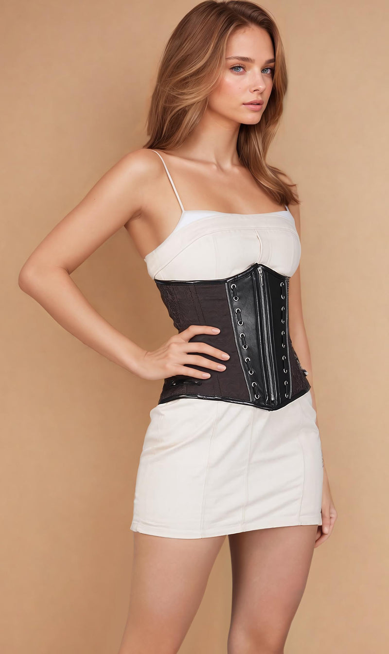 Joicy Maroon Underbust Corset