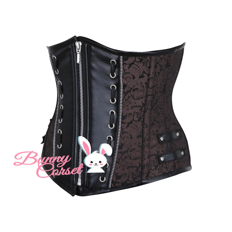 Joicy Maroon Underbust Corset