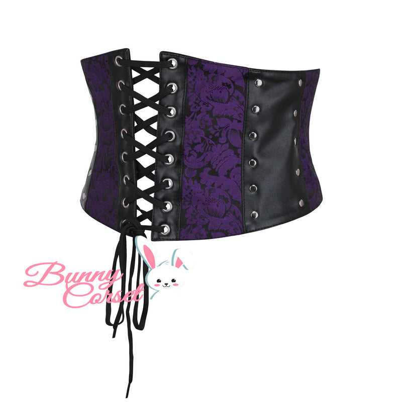 Latrell Purple Corset Belt