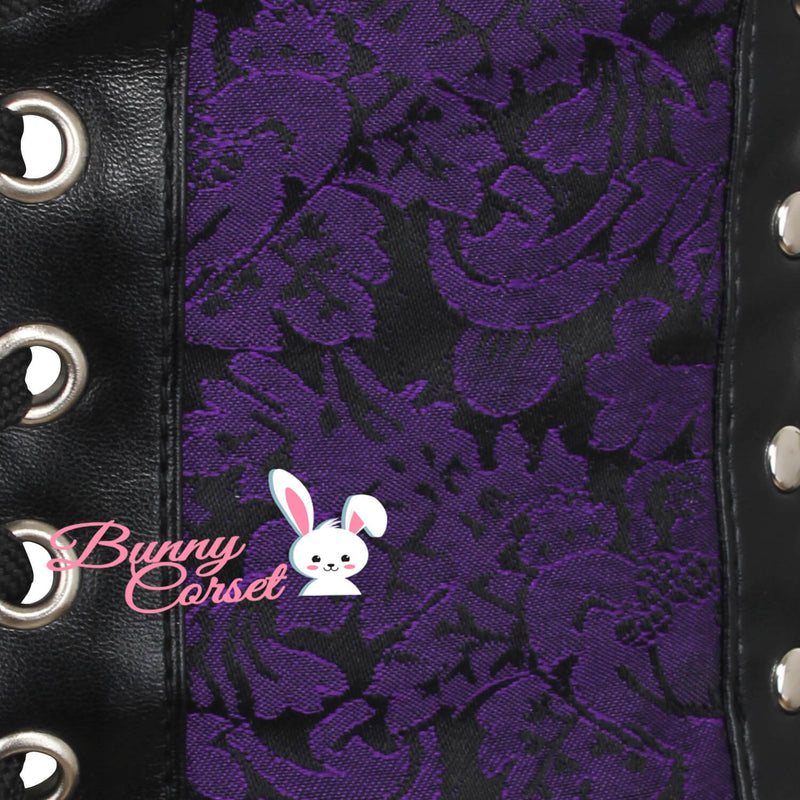 Latrell Purple Corset Belt