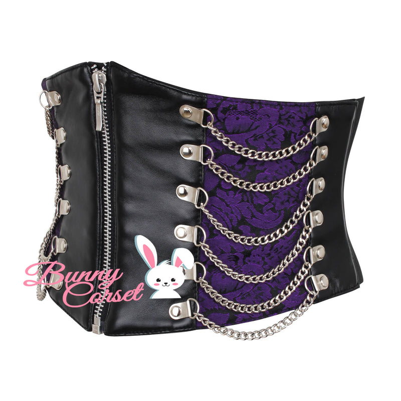 Mendy Maroon Corset Belt