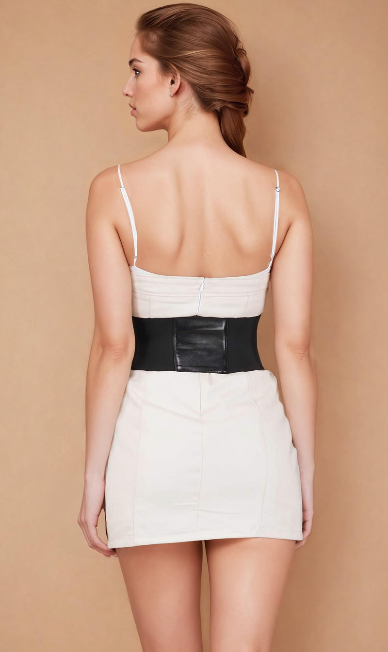 Mendy Maroon Corset Belt