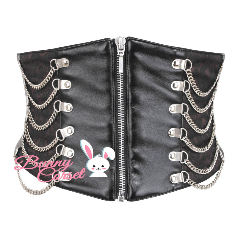 Mendy Maroon Corset Belt