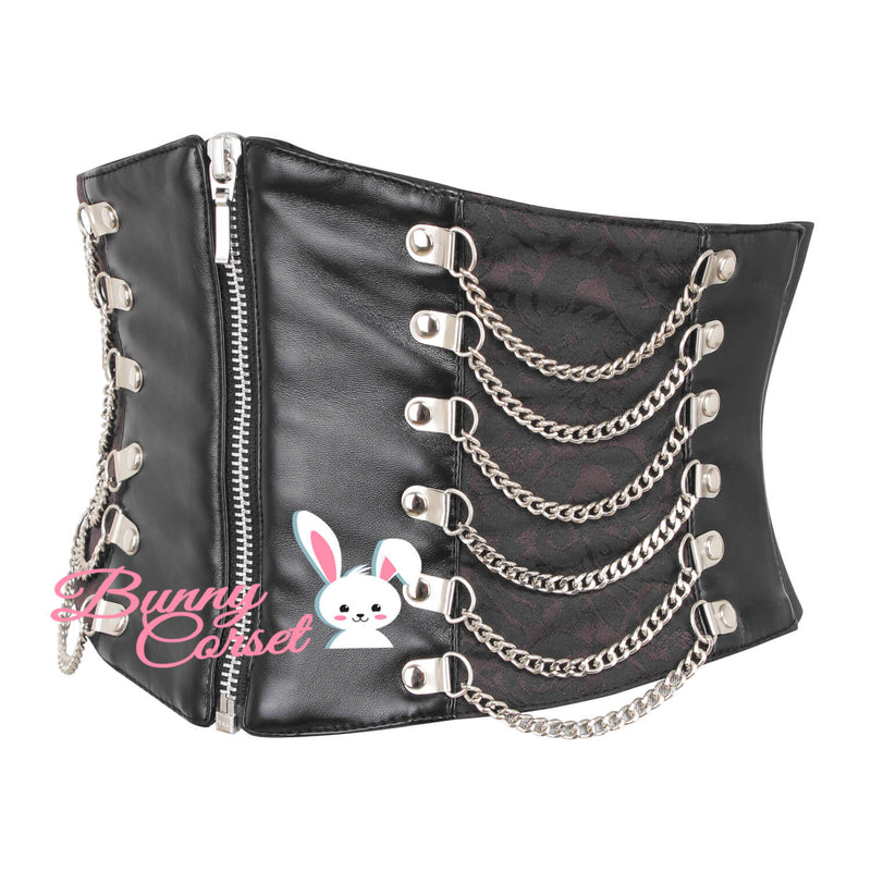 Mendy Maroon Corset Belt