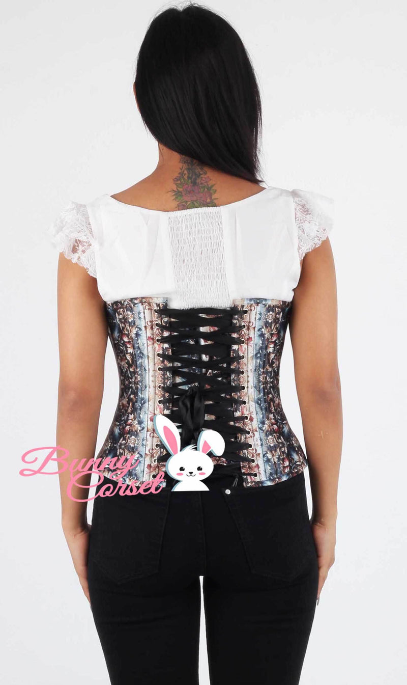 Aoiffe Printed Underbust Corset