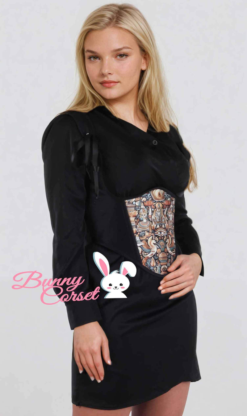 Yvette Black Underbust Corset