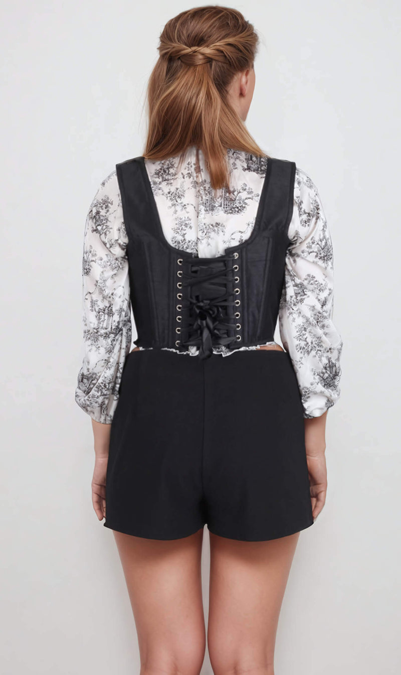 Elyyse Black Underbust Corset