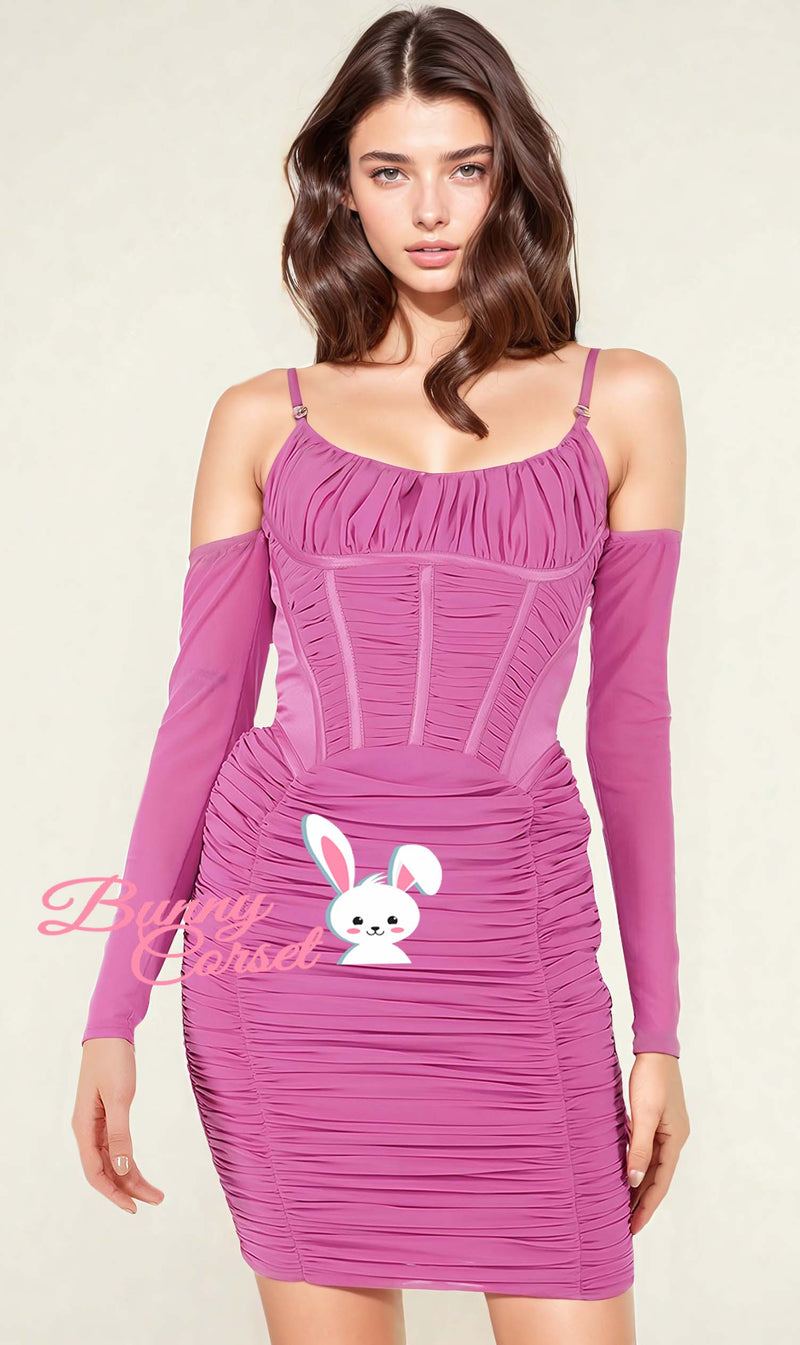 Cali Mesh Corset Dress