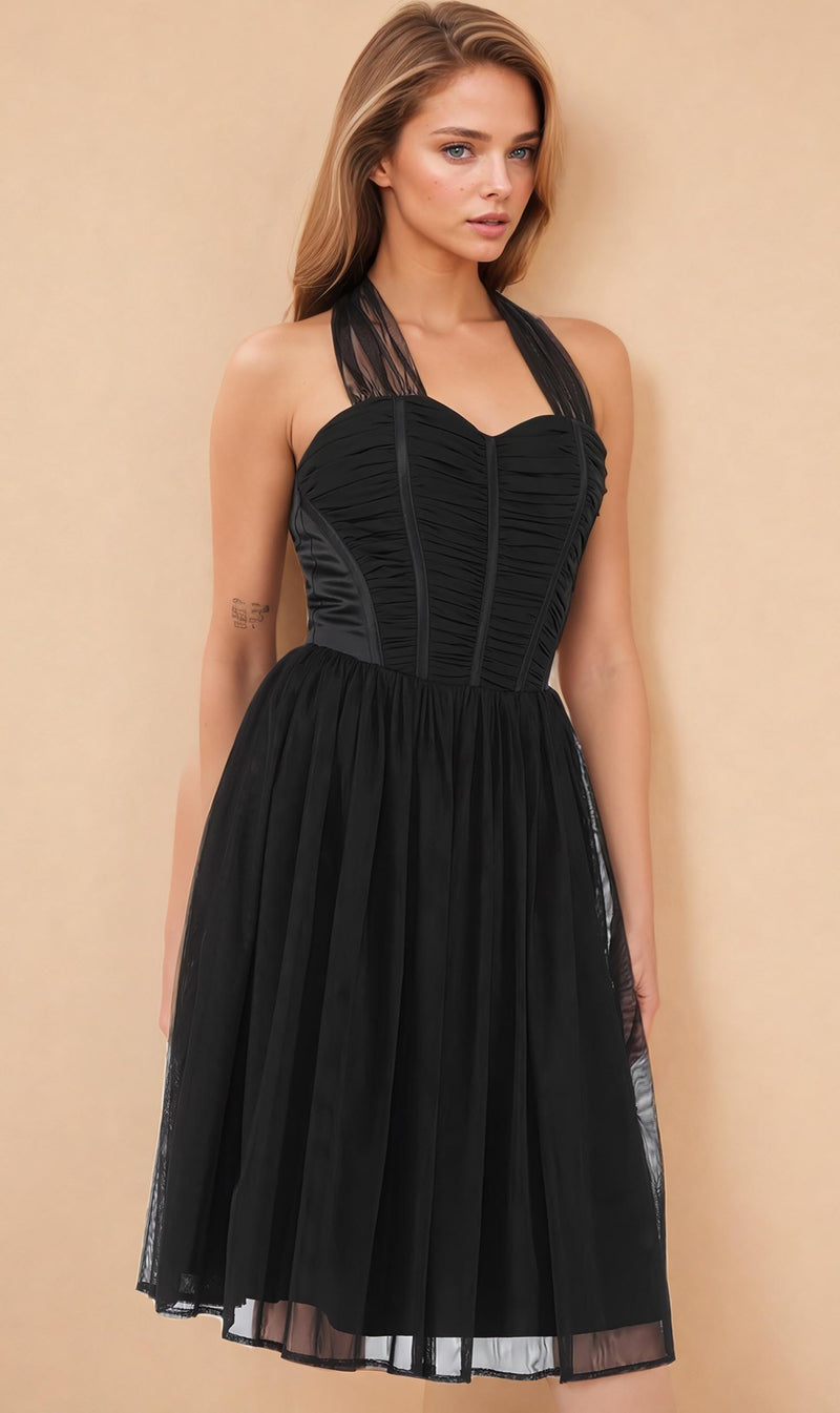Altagracia Black Corset Dress