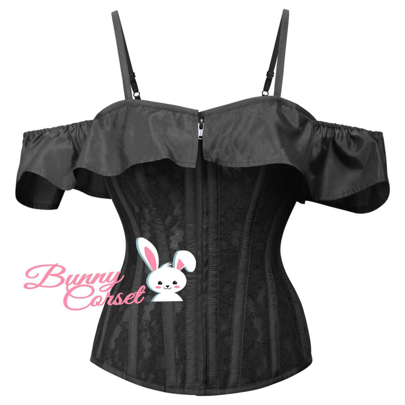 Averie Overbust Black Corset