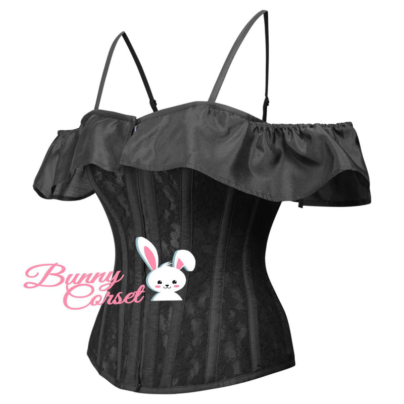 Averie Overbust Black Corset