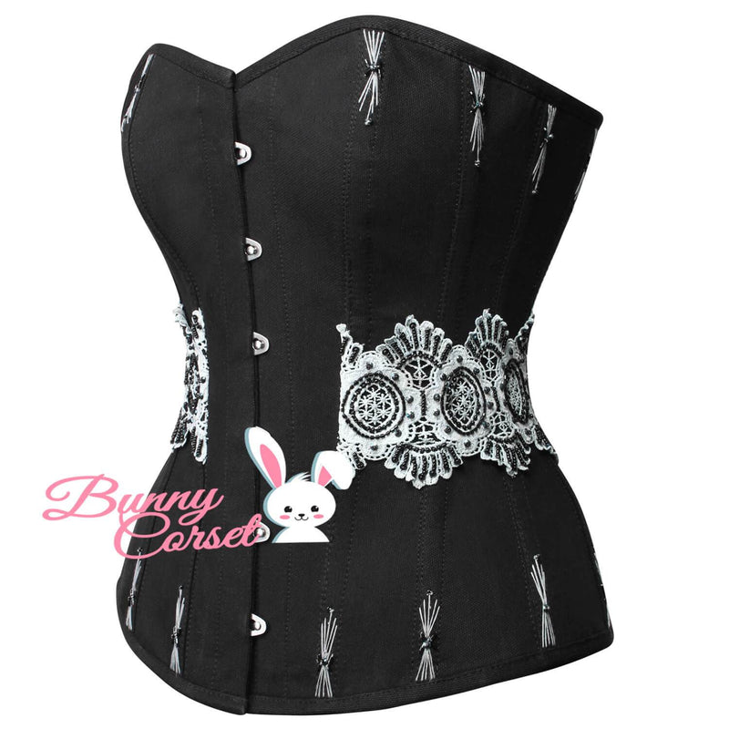Milani Black Cotton Corset