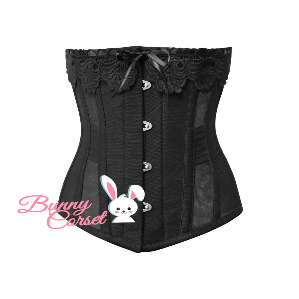 Remy Bespoke Black Mesh Corset