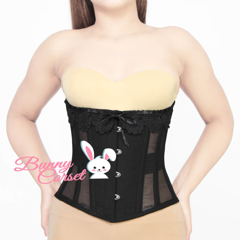 Remy Bespoke Black Mesh Corset