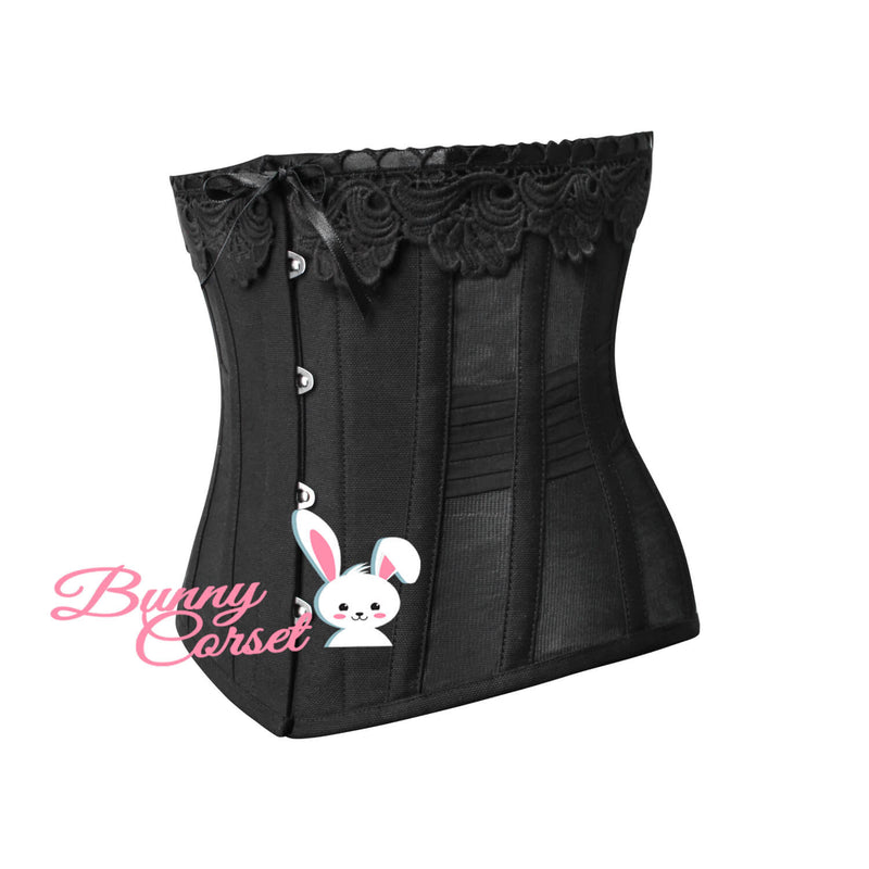 Remy Bespoke Black Mesh Corset