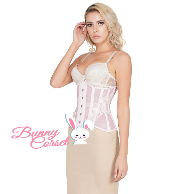 Kimaya Mesh Applique Corset