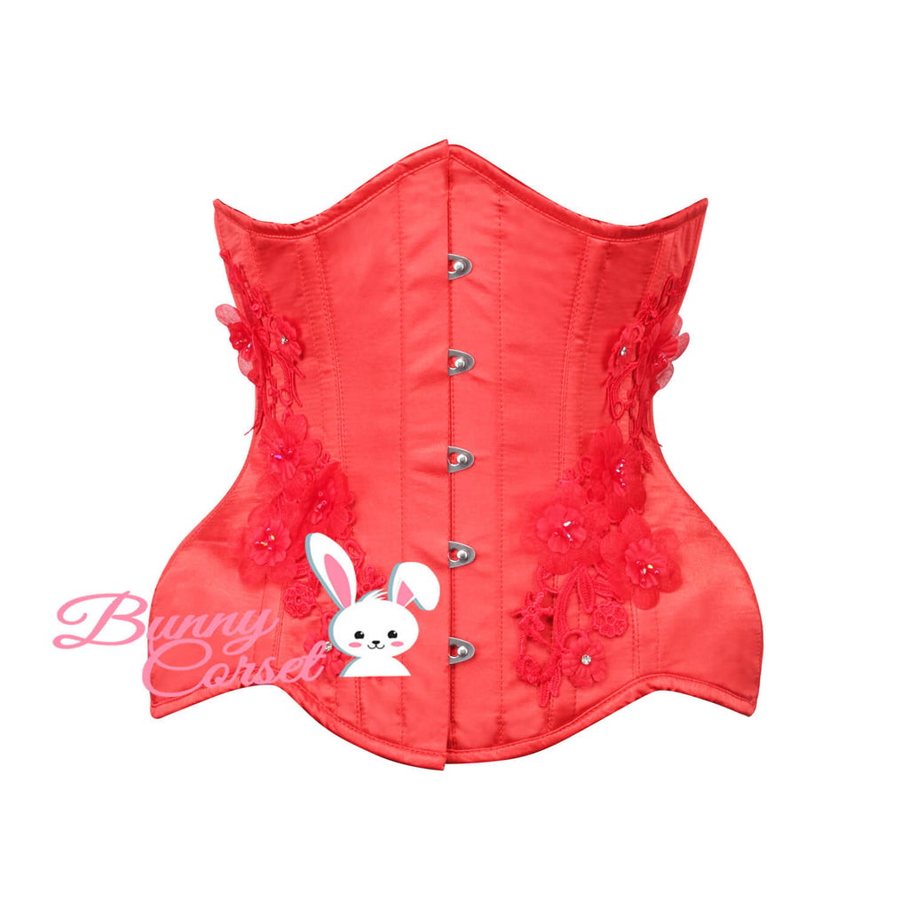 Sinclair Bespoke Red Satin Corset