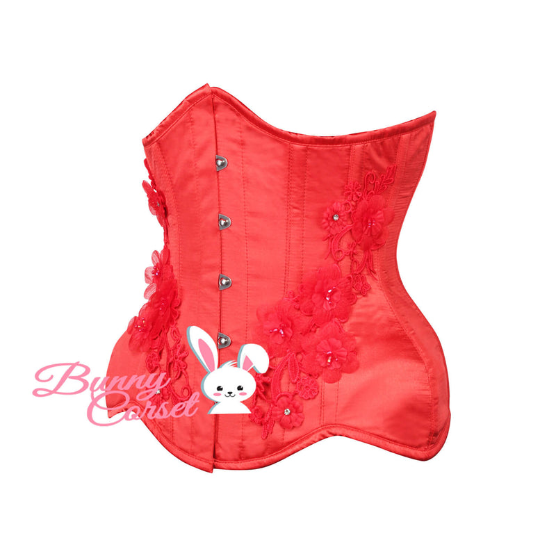 Sinclair Bespoke Red Satin Corset