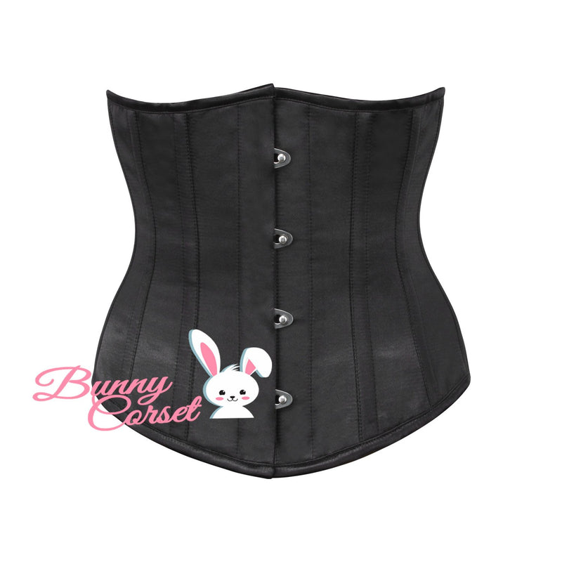 Gradana Black Satin Corset