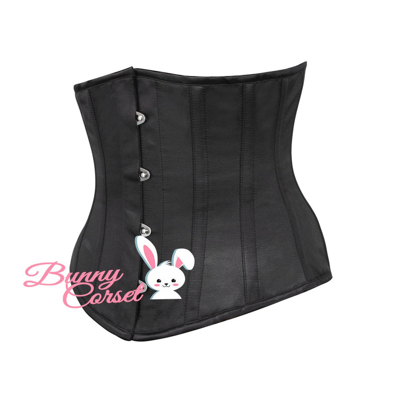 Gradana Black Satin Corset