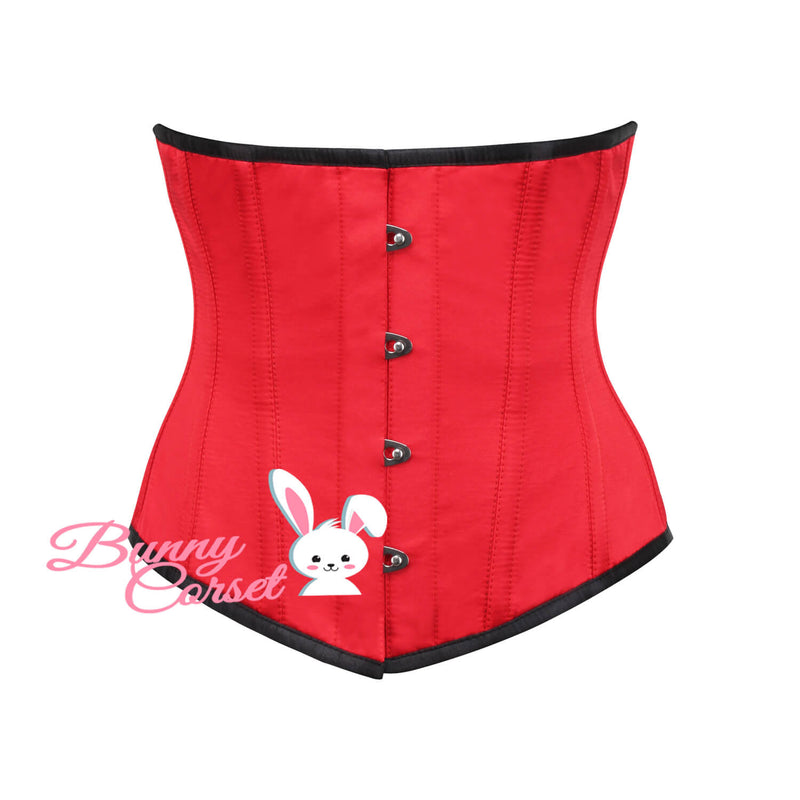 Ginerva Bespoke Red Satin Corset