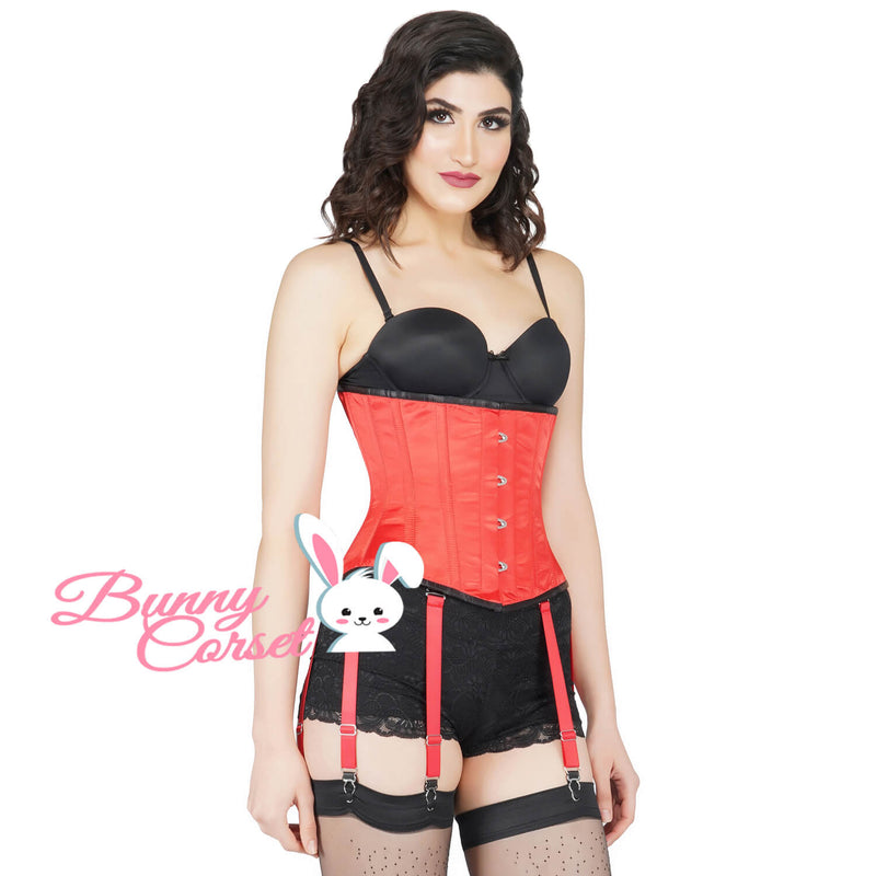 Ginerva Bespoke Red Satin Corset