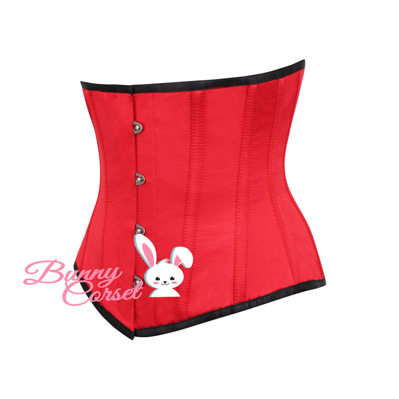 Ginerva Bespoke Red Satin Corset